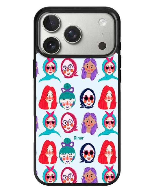 iPhone Standee Grip Case - Cute Sweety Faces