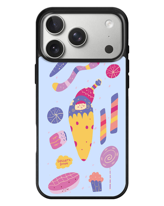 iPhone Standee Grip Case - Dessert Doodle