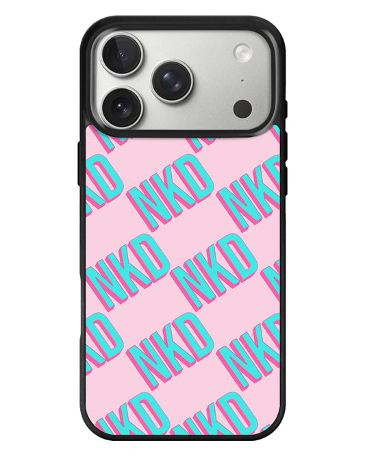 iPhone Standee Grip Case - Diagonal Initial Monogram 4.0