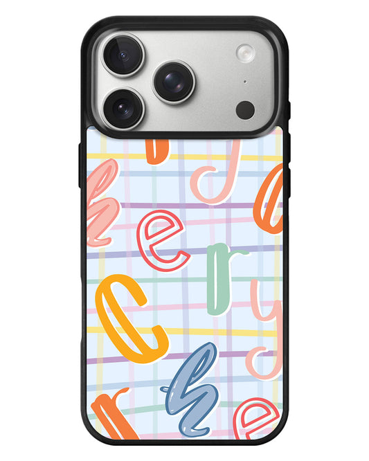 iPhone Standee Grip Case - Doodle Monogram 1.0