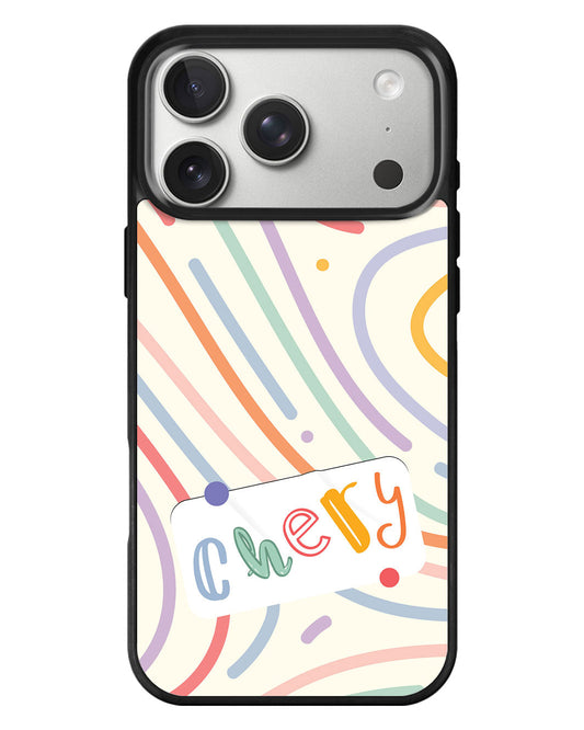 iPhone Standee Grip Case - Doodle Monogram 2.0