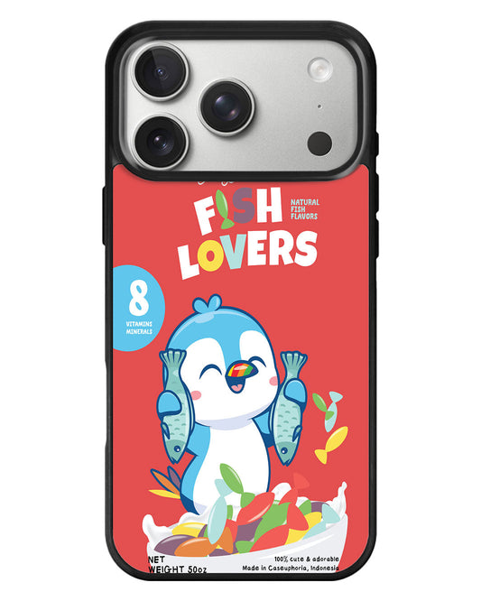 iPhone Standee Grip Case - Fish Lovers