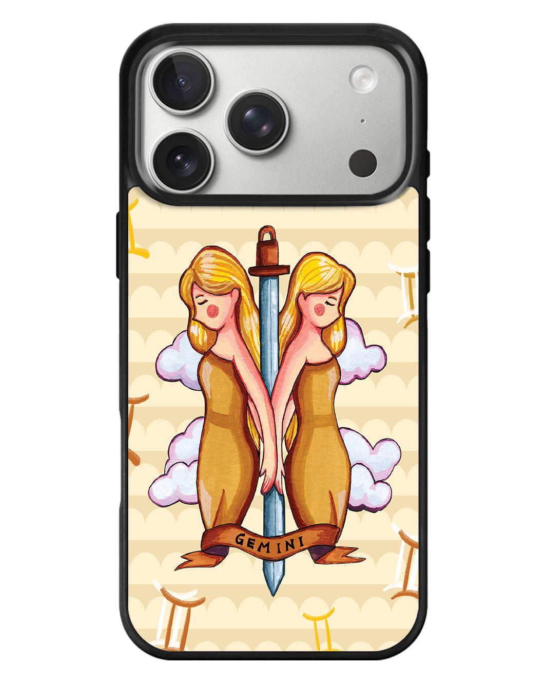 iPhone Standee Grip Case - Gemini