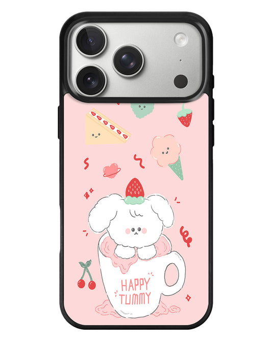iPhone Standee Grip Case - Happy Tummy