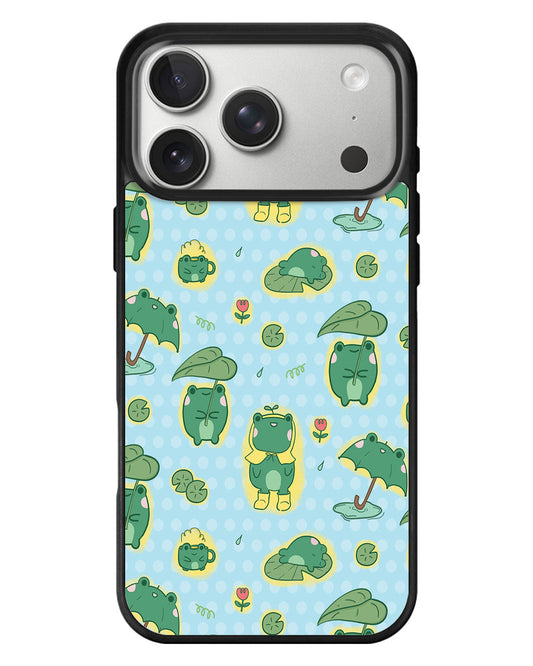 iPhone Standee Grip Case - Happy Rain