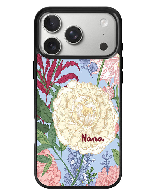 iPhone Standee Grip Case - July Delphinium