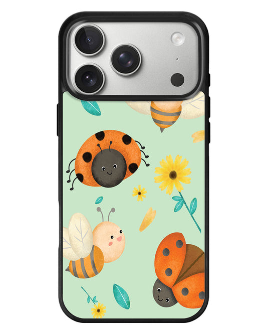iPhone Standee Grip Case - Lady Bug & Bee