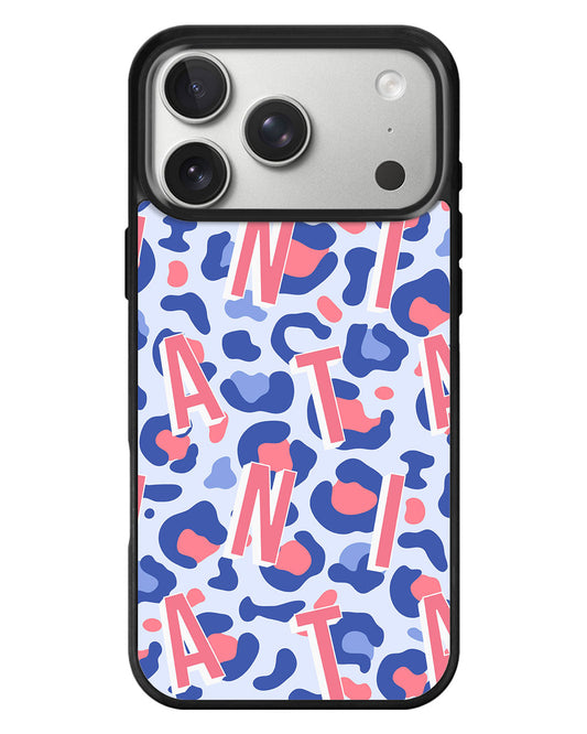 iPhone Standee Grip Case - Leopard Monogram 1.0