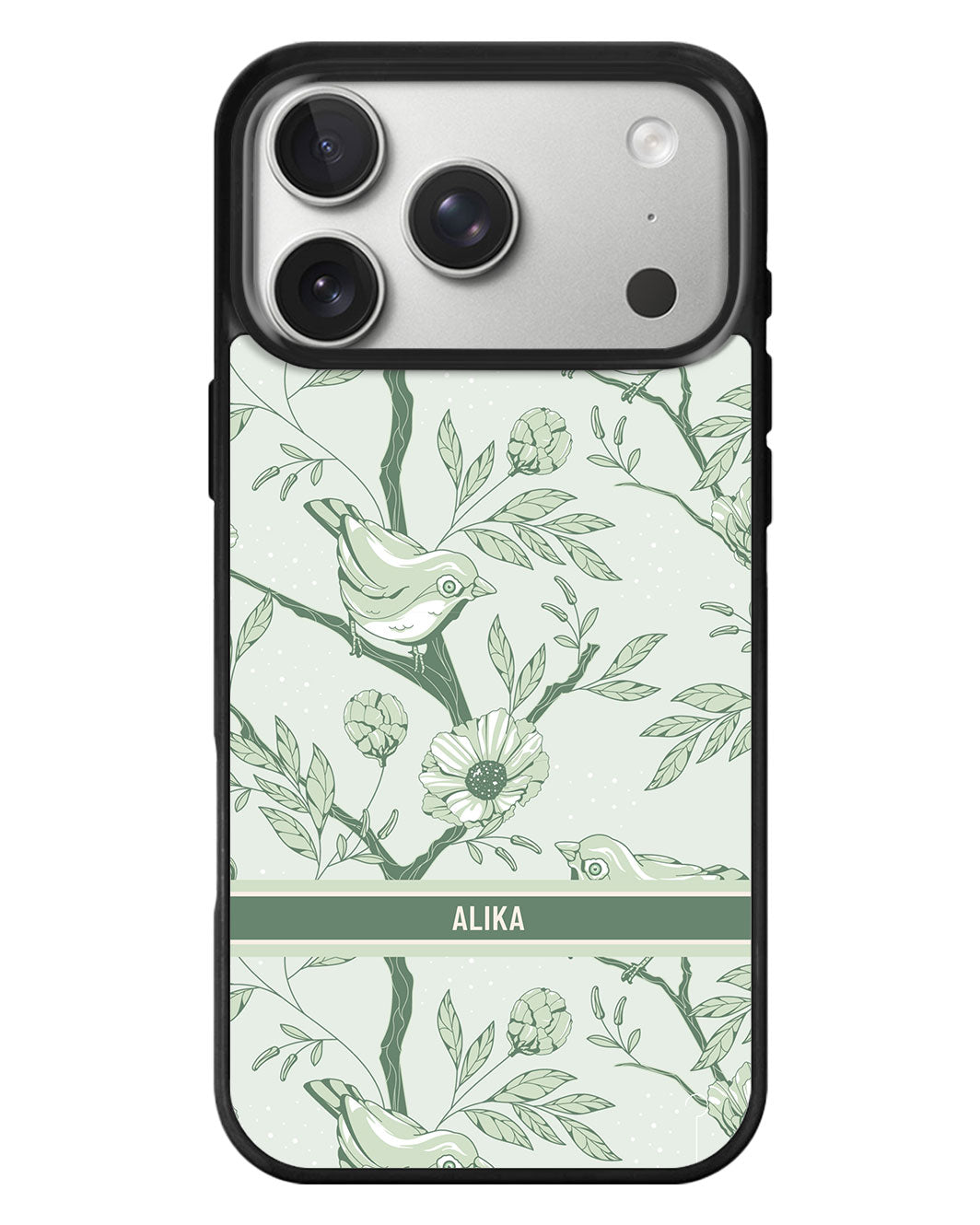 iPhone Standee Grip Case - Lovebird Monochrome 4.0