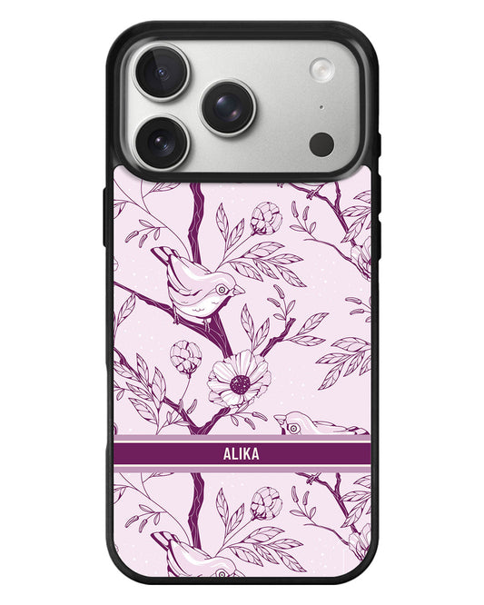 iPhone Standee Grip Case - Lovebird Monochrome 5.0