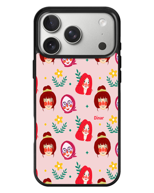 iPhone Standee Grip Case - Lovely Faces