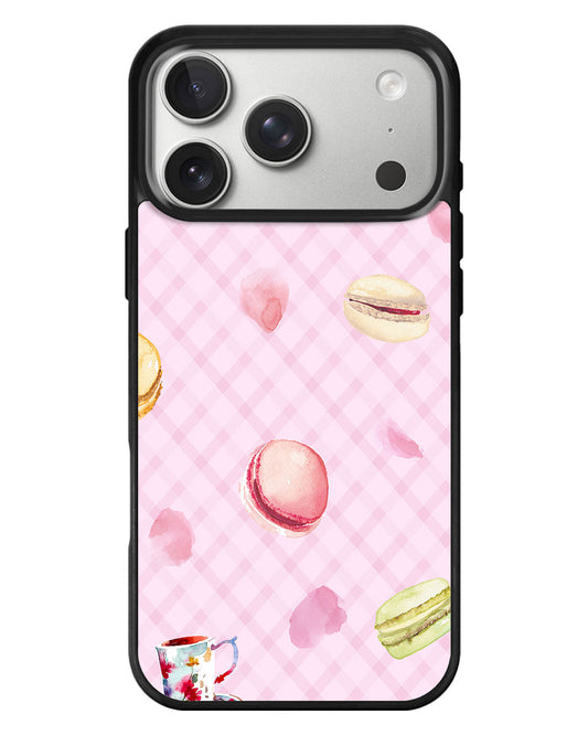 iPhone Standee Grip Case - Macarons and the Teacup