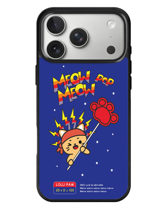 iPhone Standee Grip Case - Meow Pop 1.0