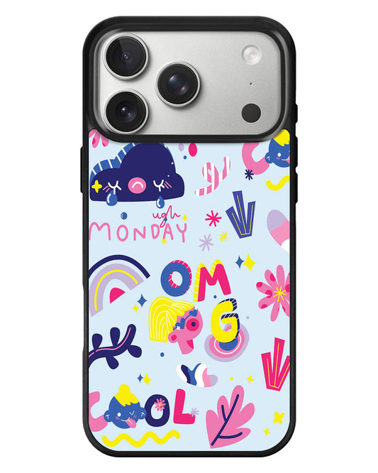 iPhone Standee Grip Case - Monday My Day