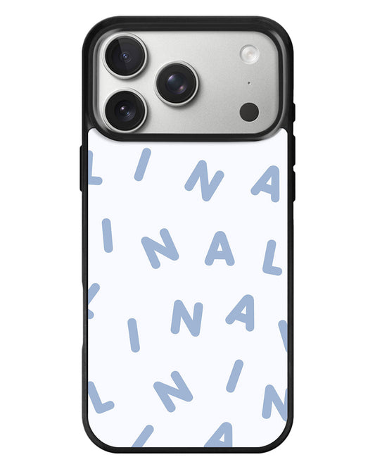 iPhone Standee Grip Case - Monogram 2.0 Blue
