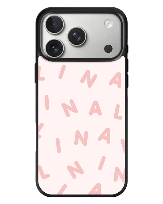 iPhone Standee Grip Case - Monogram 2.0 Pink