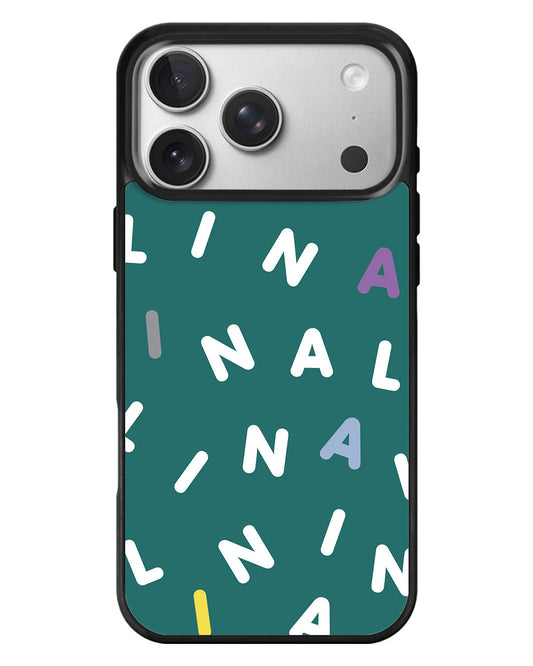 iPhone Standee Grip Case - Monogram 2.0 White