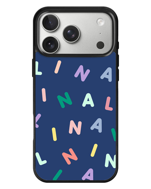 iPhone Standee Grip Case - Monogram 2.0 Rainbow