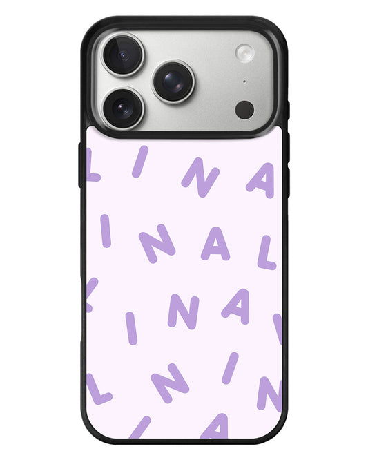 iPhone Standee Grip Case - Monogram 2.0 Lilac