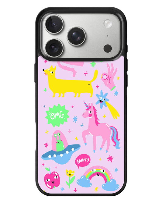 iPhone Standee Grip Case - Monster Say Good Mood