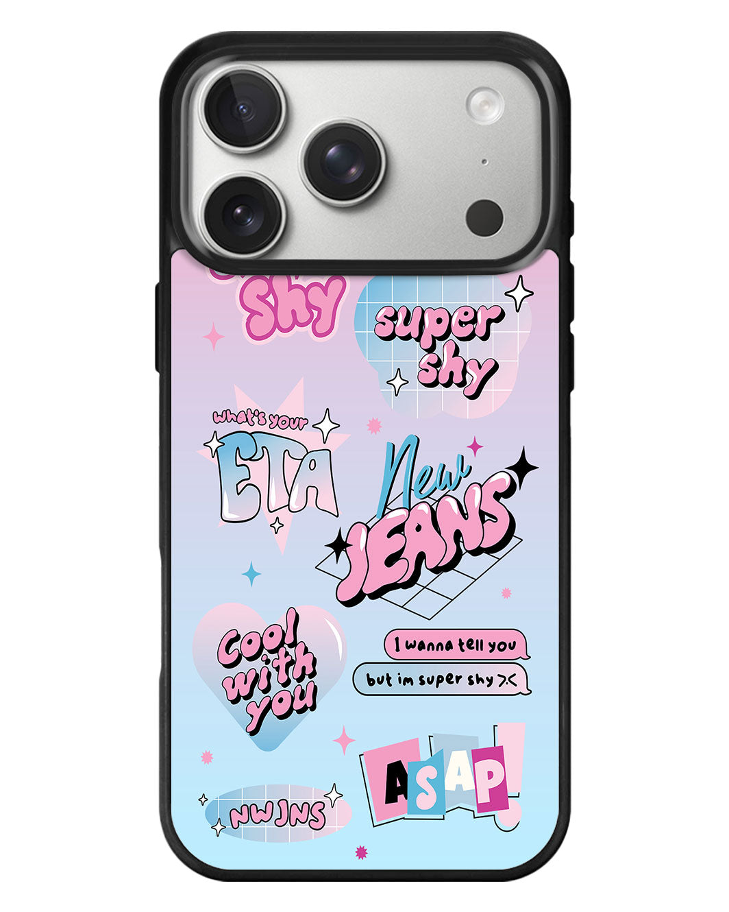 iPhone Standee Grip Case - New Jeans Supershy