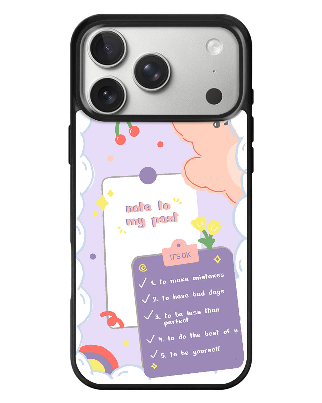 iPhone Standee Grip Case - Note to my Past