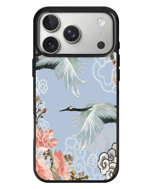 iPhone Standee Grip Case - Oil Painting Birds
