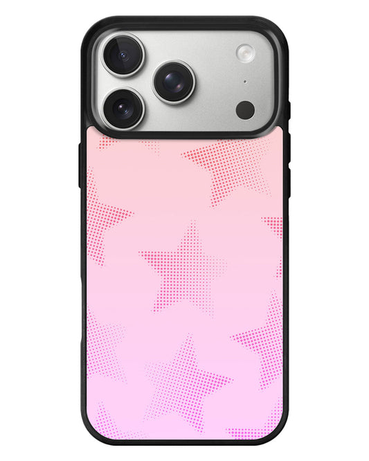 iPhone Standee Grip Case - Pink Star