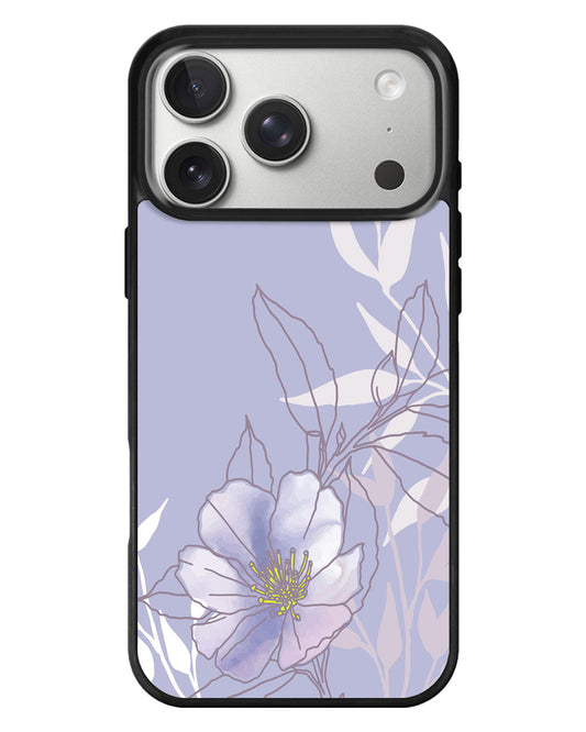 iPhone Standee Grip Case - Purple Lily