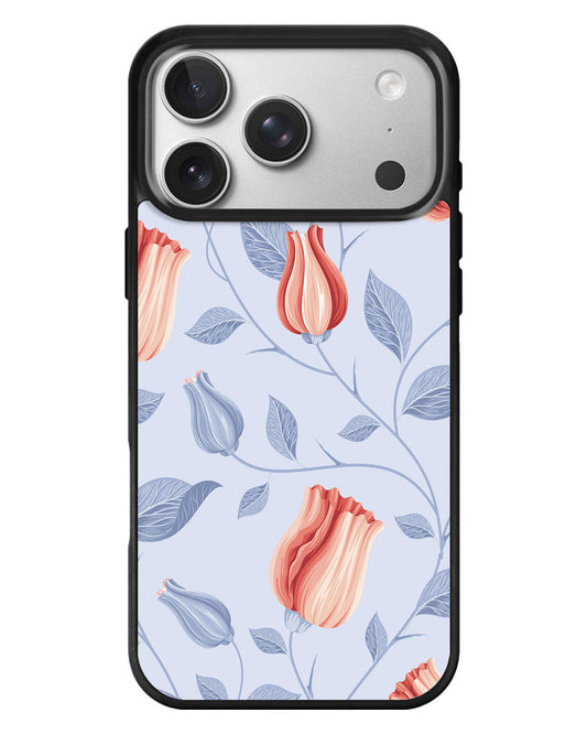 iPhone Standee Grip Case - Red Tulips