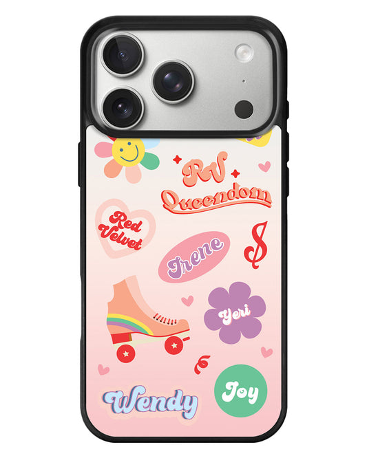iPhone Standee Grip Case - Red Velvet Sticker Pack