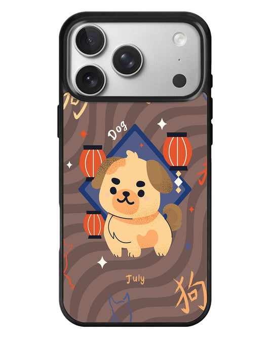 iPhone Standee Grip Case - Dog (Chinese Zodiac / Shio)
