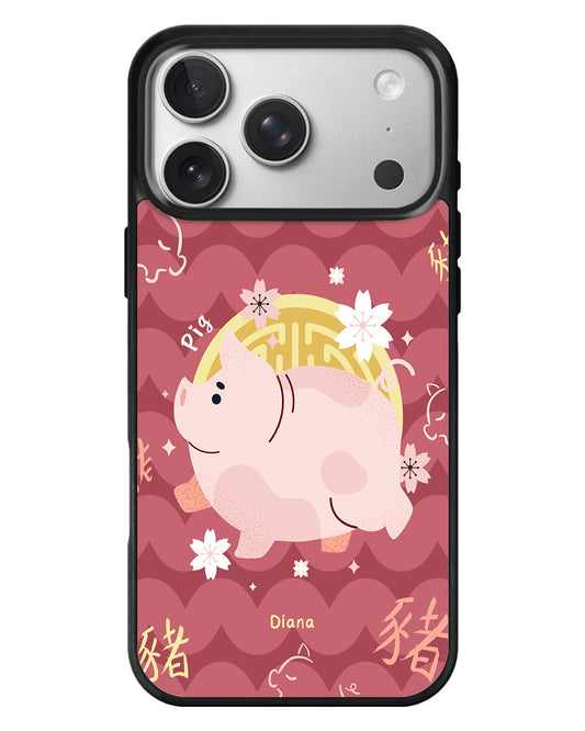 iPhone Standee Grip Case - Pig (Chinese Zodiac / Shio)