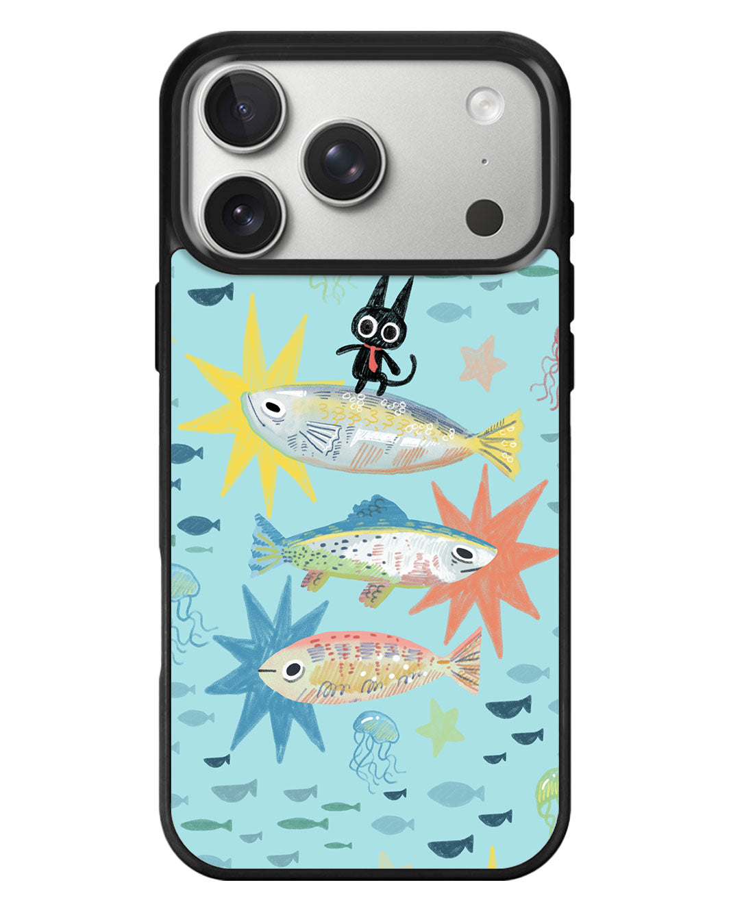iPhone Standee Grip Case - The Fish Surfer