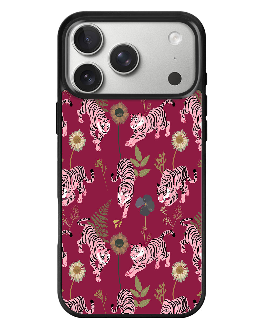 iPhone Standee Grip Case - Tigre Rosa