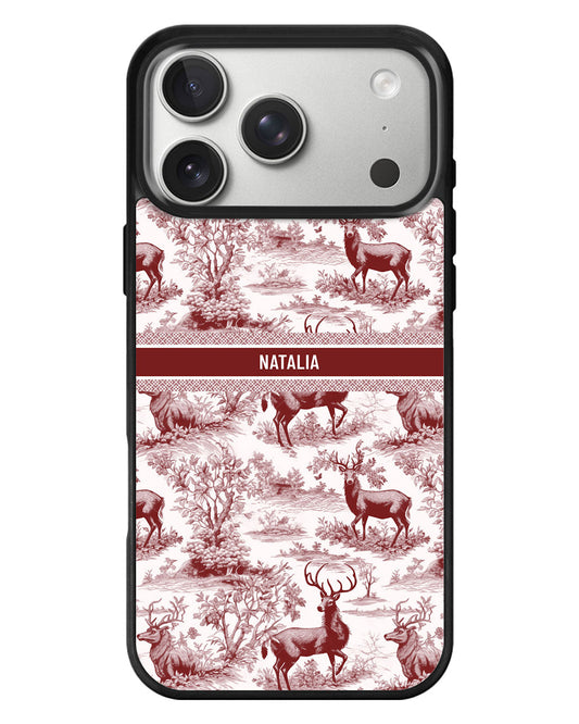iPhone Standee Grip Case - Toile Du Juoy Deer