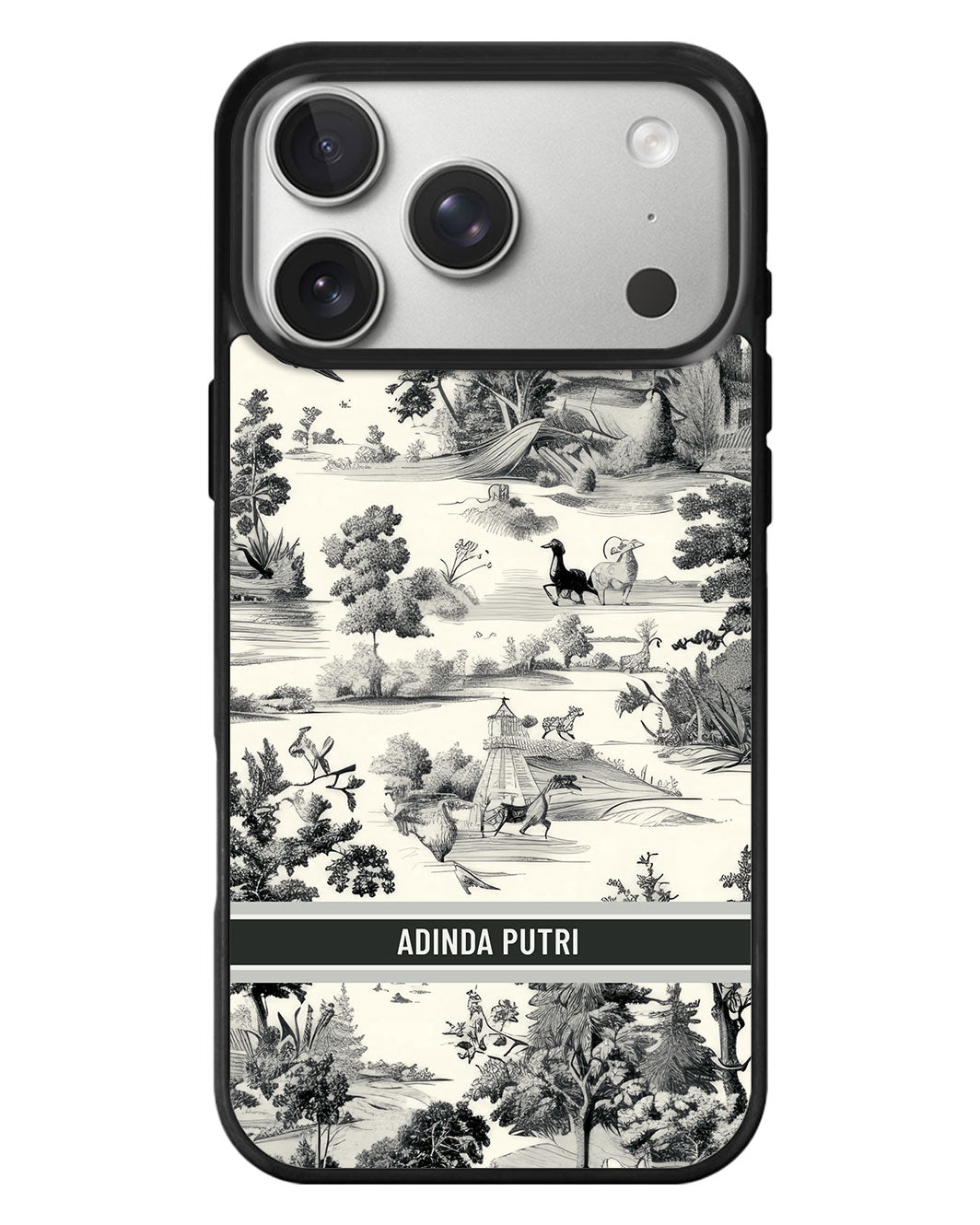 iPhone Standee Grip Case - Toile Du Juoy Faune