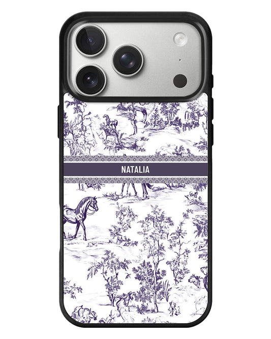 iPhone Standee Grip Case - Toile du Juoy Horse