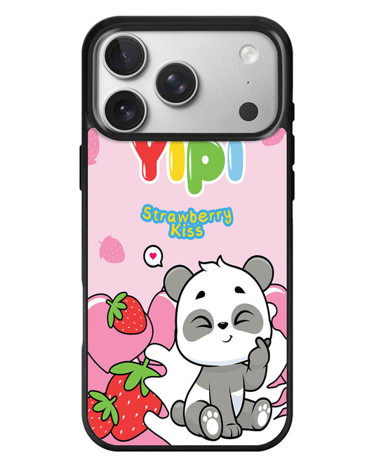 iPhone Standee Grip Case - Yipi Strawberry Kiss