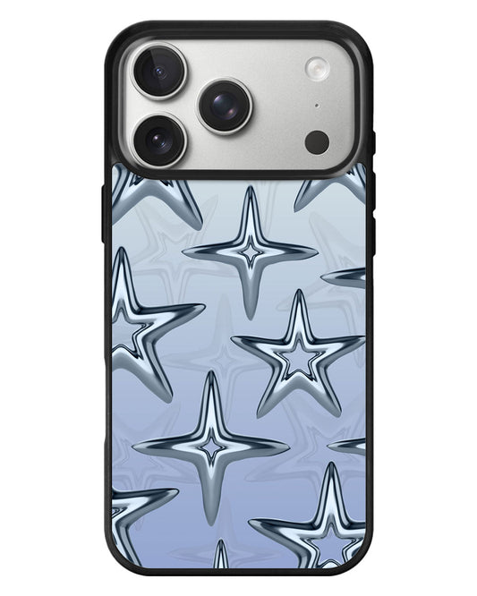 iPhone Standee Grip Case - Chrome Star