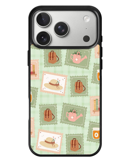 iPhone Standee Grip Case - Contaggecore Stamps