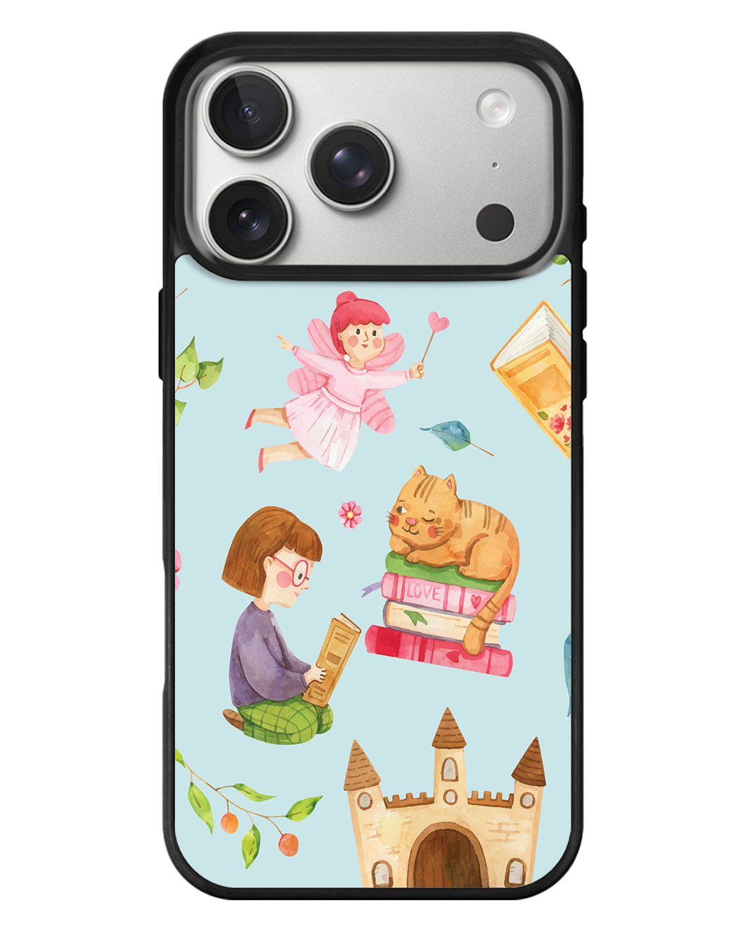 iPhone Standee Grip Case - Fairy Cat