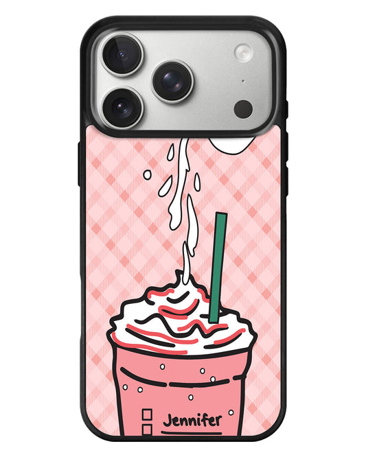 iPhone Standee Grip Case - Raspberry Frappe