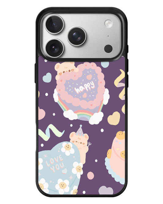 iPhone Standee Grip Case - Cake Party