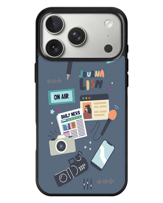 iPhone Standee Grip Case - Journalism