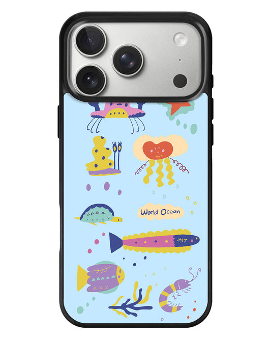 iPhone Standee Grip Case - Ocean World