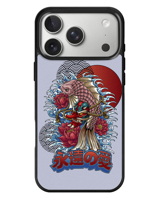 iPhone Standee Grip Case - Oni Koi