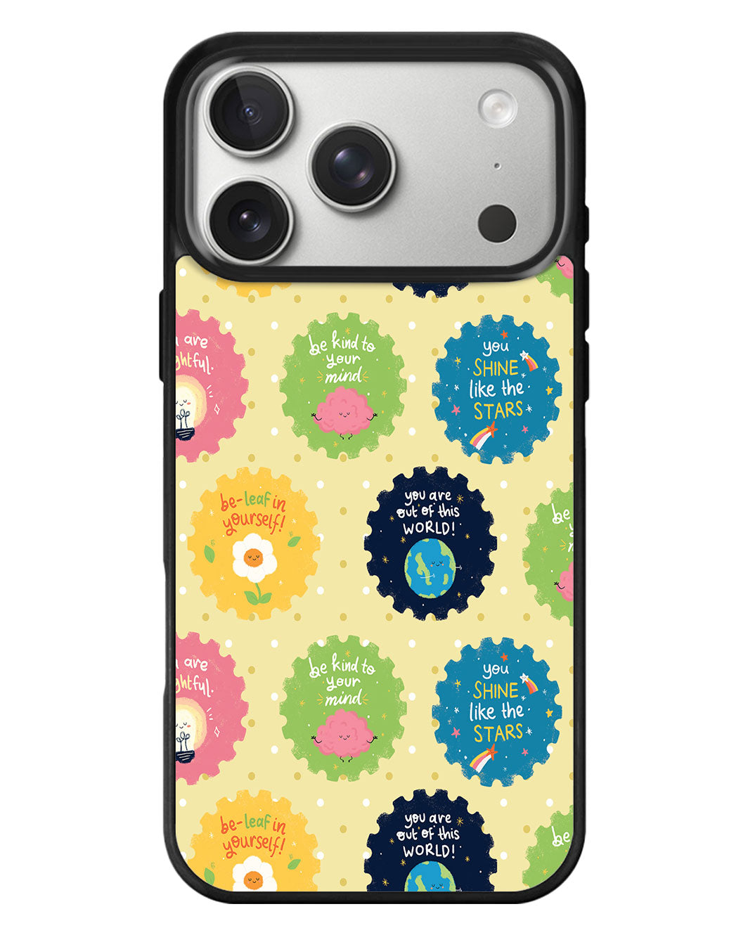 iPhone Standee Grip Case - Self Reminder Stamps