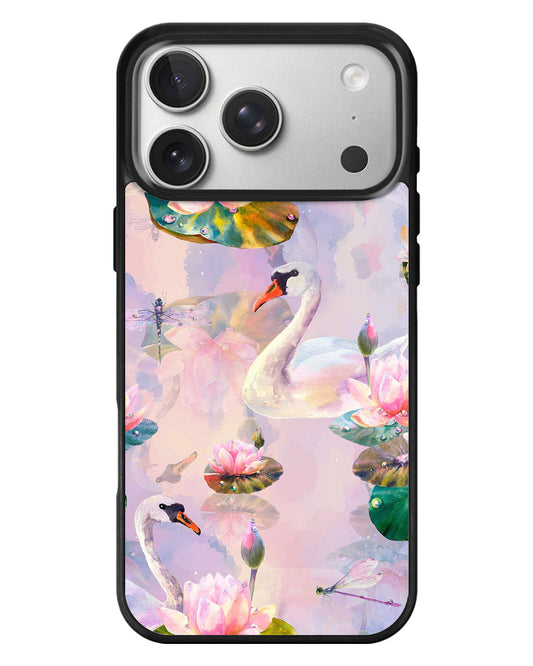 iPhone Standee Grip Case - Swan