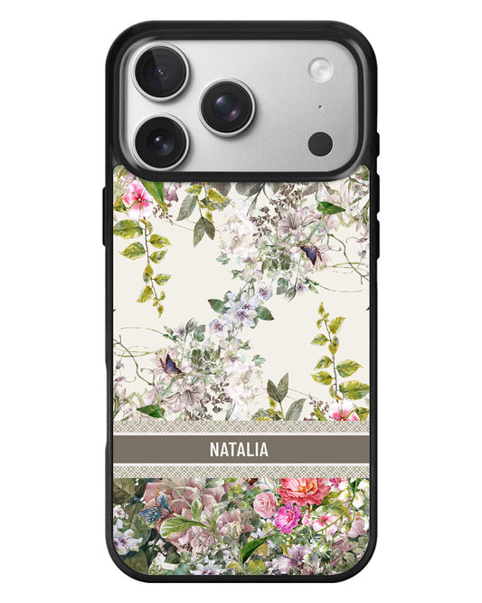 iPhone Standee Grip Case - Toile Du Juoy Papillon